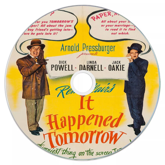 It Happened Tomorrow (1944) Public Domain DVD